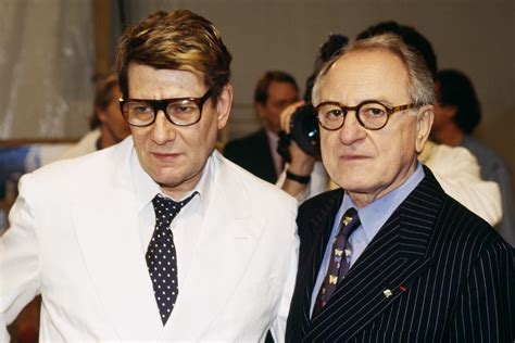 37 yves saint laurent|yves saint laurent and pierre berge.